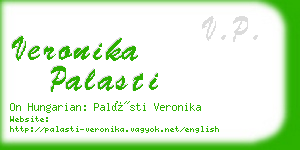 veronika palasti business card